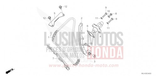 CAM CHAIN/TENSIONER CMX500AS de 2025